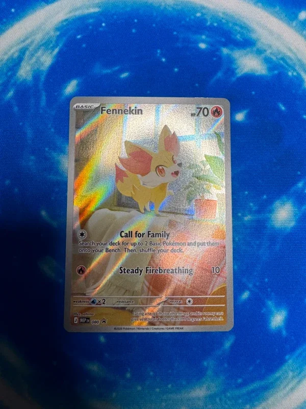 Pokemon Fennekin 080 Illustration Rare IR Near Mint