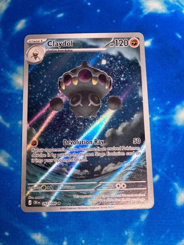 Pokémon Claydol Illustration Rare 092/086 NM Chaos Rising