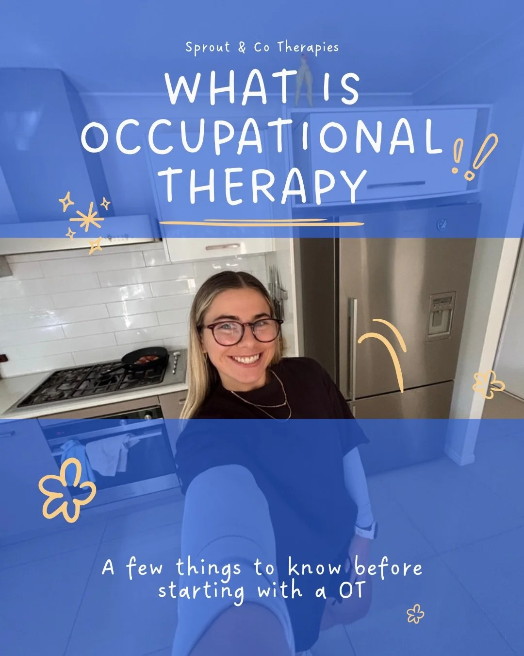What is Occupational Therapy? 🌱

Swipe through for a few things to know before starting OT with us!

OT is all about supporting people of all ages to build the skills they need for everyday life, the things that matter most to them and their family.