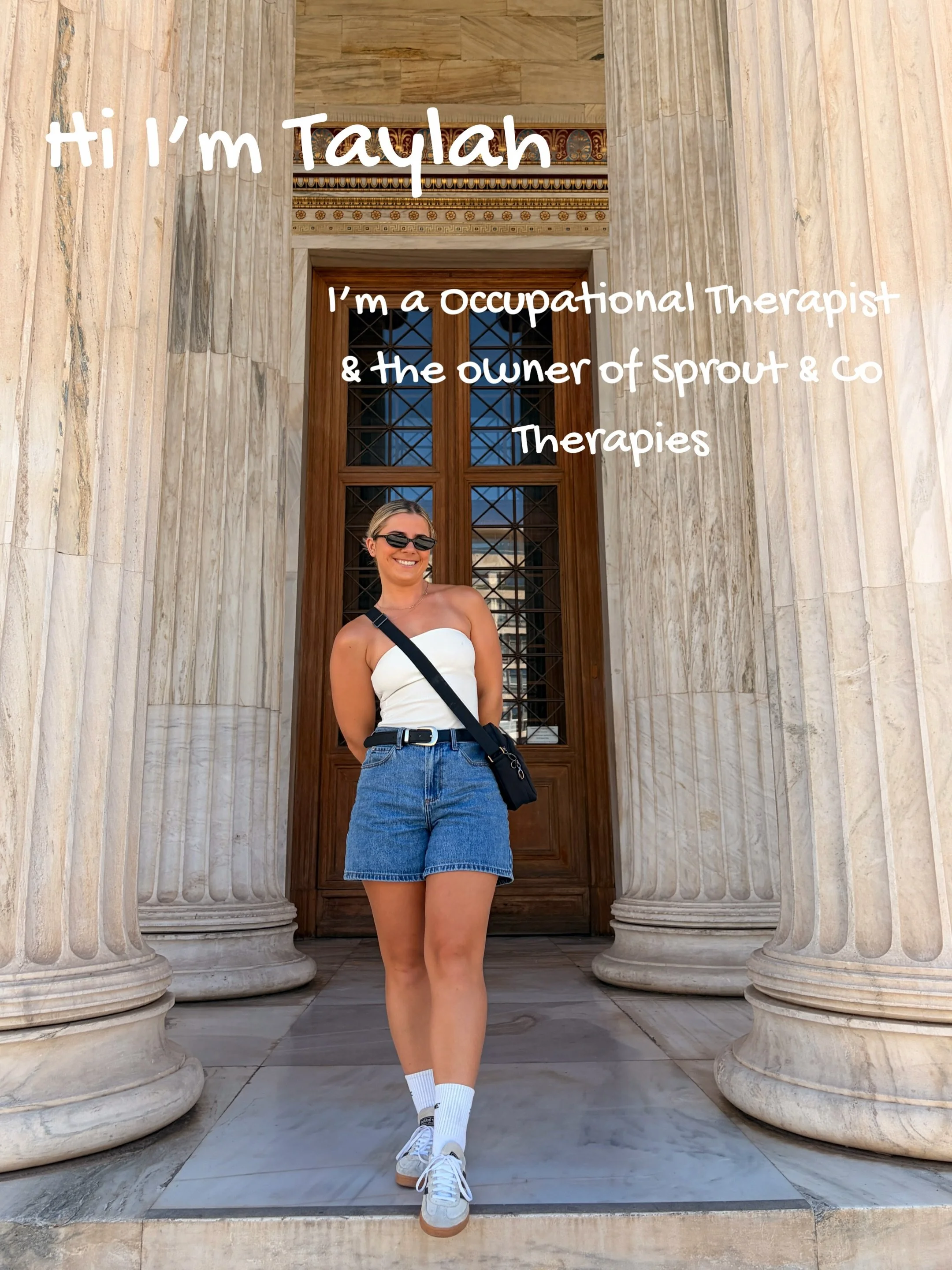 👋 Hi, I&rsquo;m Taylah. Welcome to Sprout &amp; Co Therapies!
I&rsquo;m an occupational therapist and the owner of Sprout &amp; Co, a community-based paediatric OT practice right here on the Gold Coast.

I work with children aged 2&ndash;16 and thei