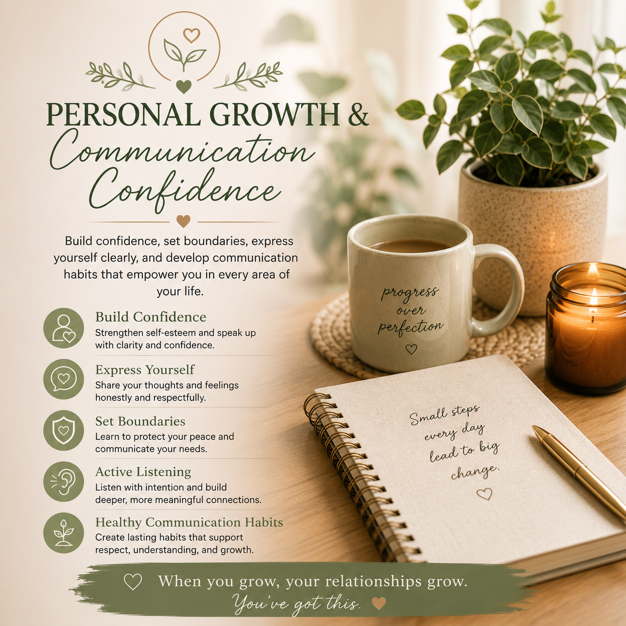 Personal Growth & Communication Confidence