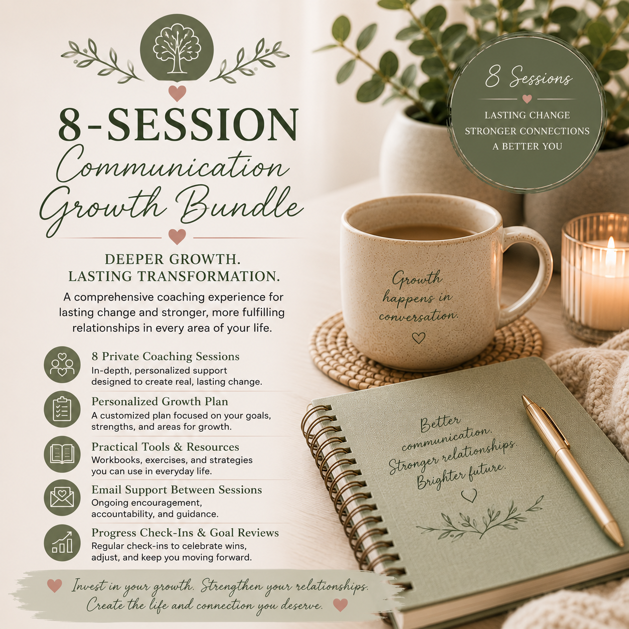 8 Coaching Sessions Package