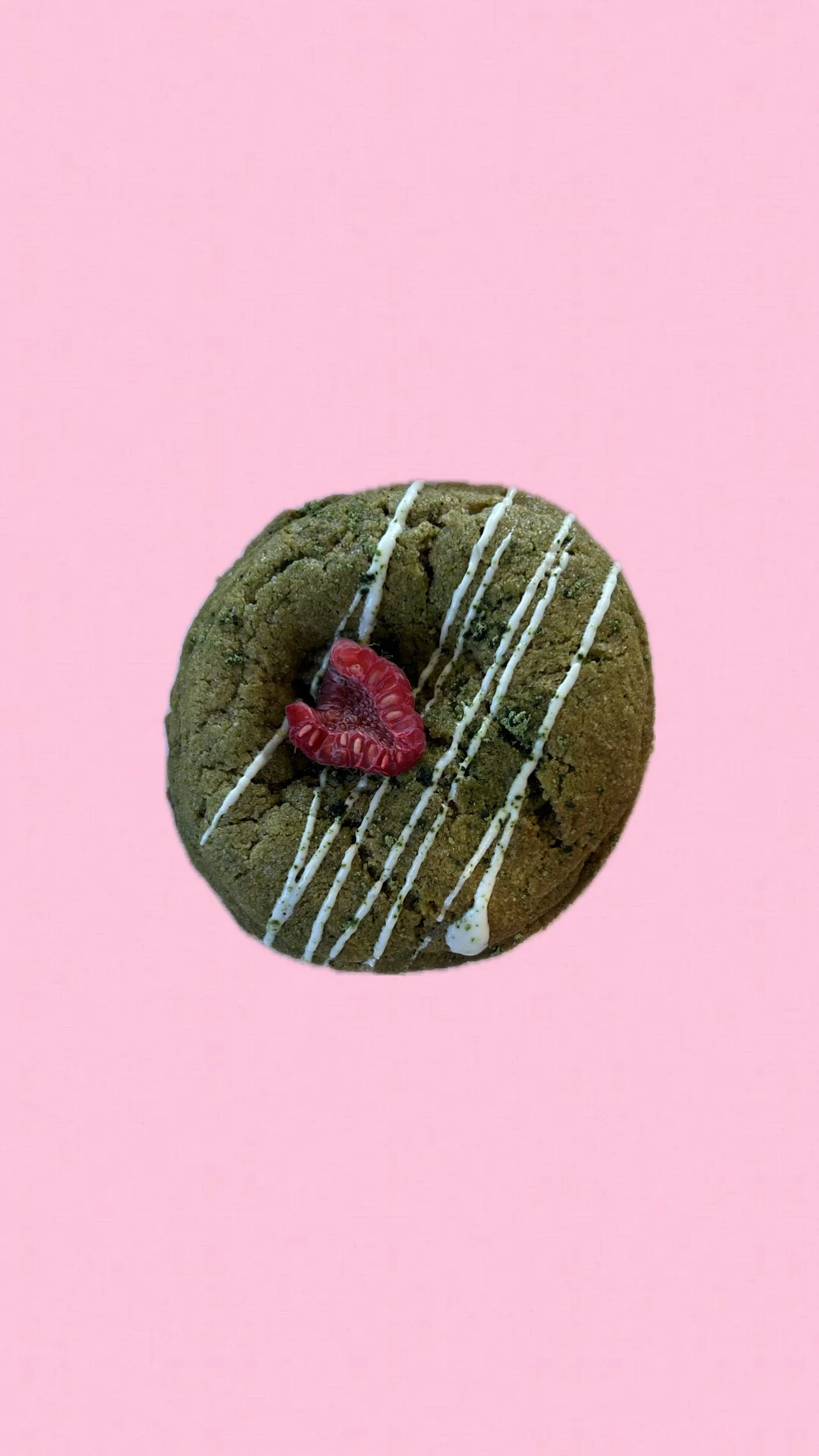 Cookie framboise/matcha