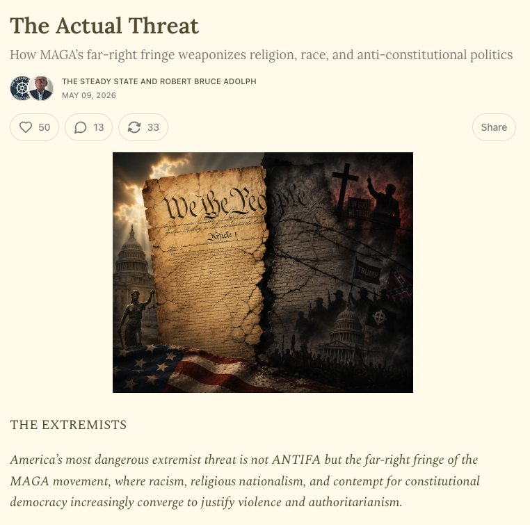 The Actual Threat: How MAGA’s far-right fringe weaponizes religion, race, and anti-constitutional politics