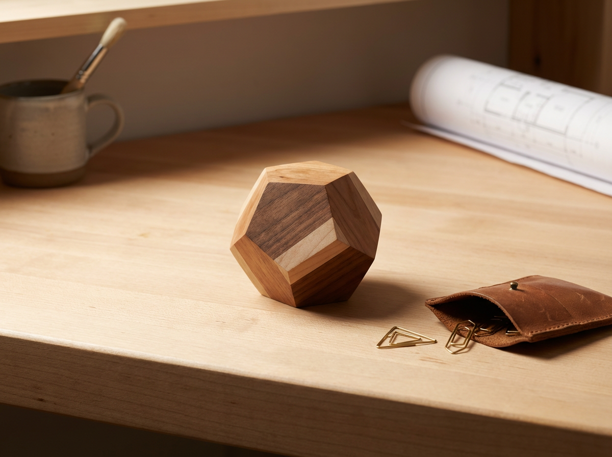 Wooden Geometry Model