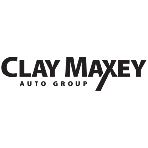 Clay Maxey Auto Group logo in black and white