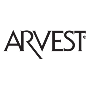 The word 'ARVEST' written in stylized black font.
