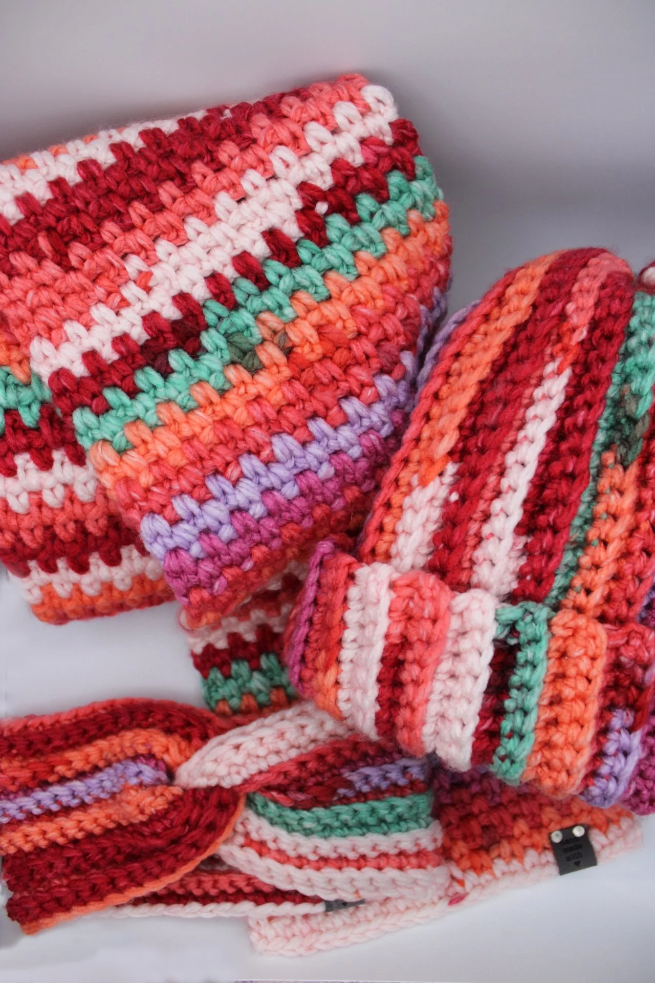 ensemble tuque,cache-cou et foulard