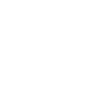 Outline of a smartphone with a blank screen.