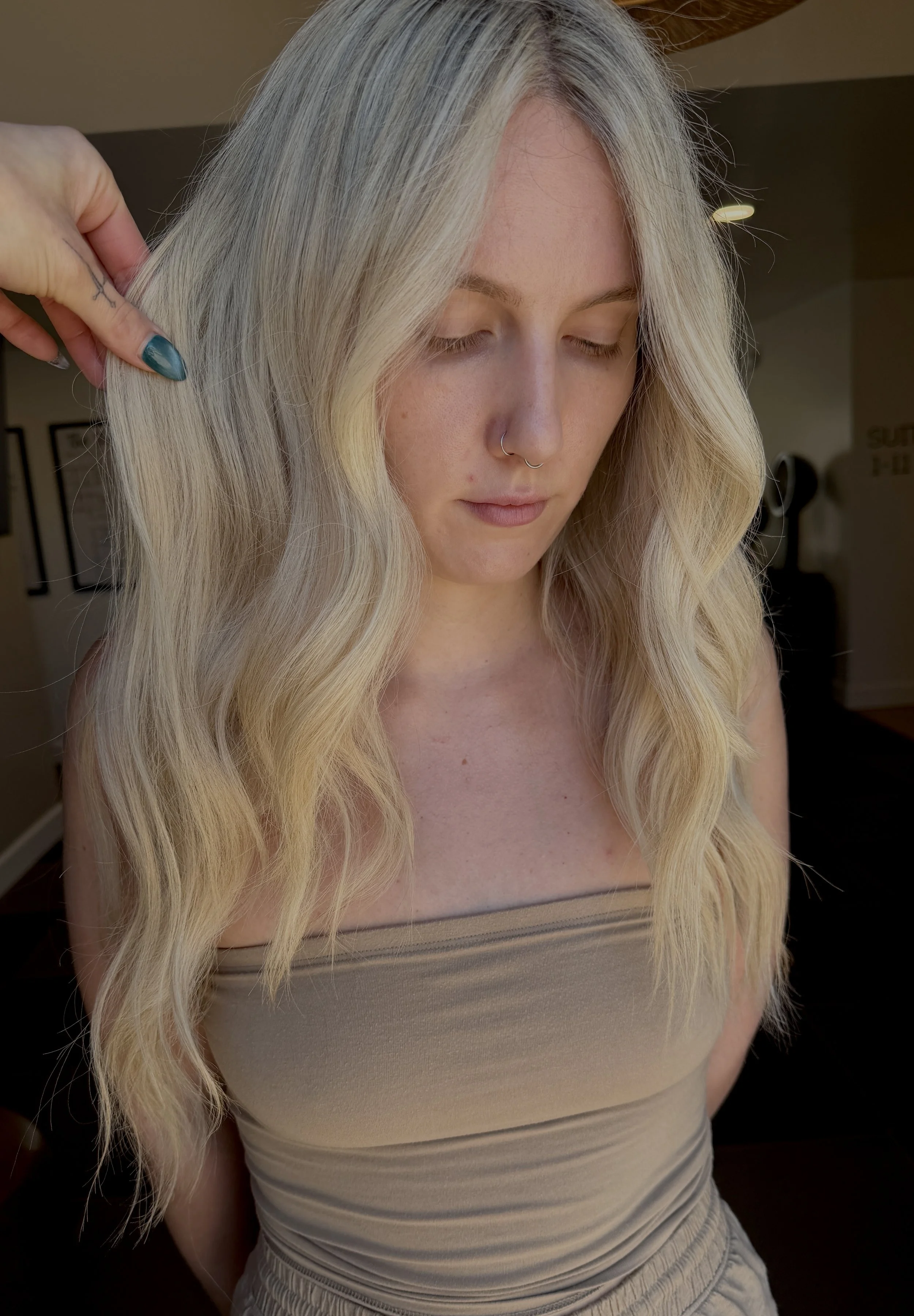 Bright Golden Blonde Highlights 