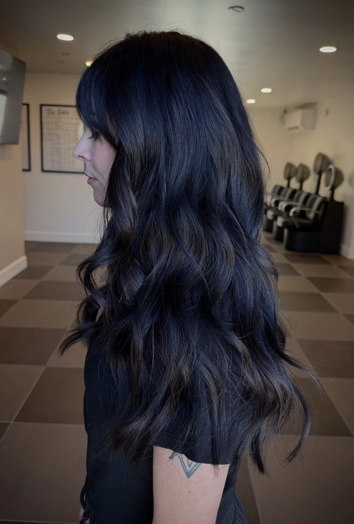 Three Rows of Weft Extensions 