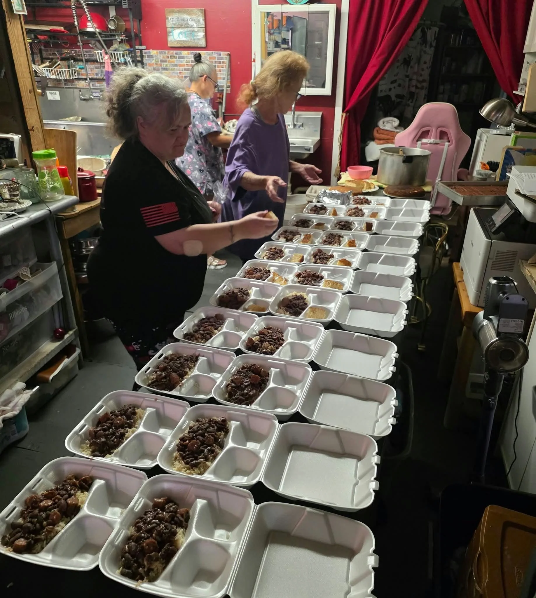 Feeding the community!