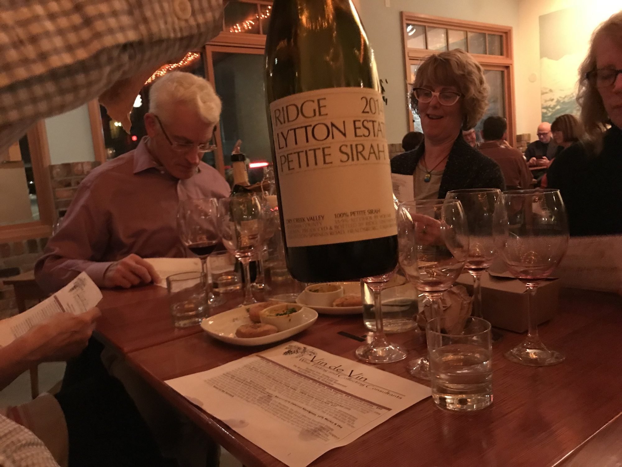 Ridge Vineyards Wine Dinner!, photograph 6