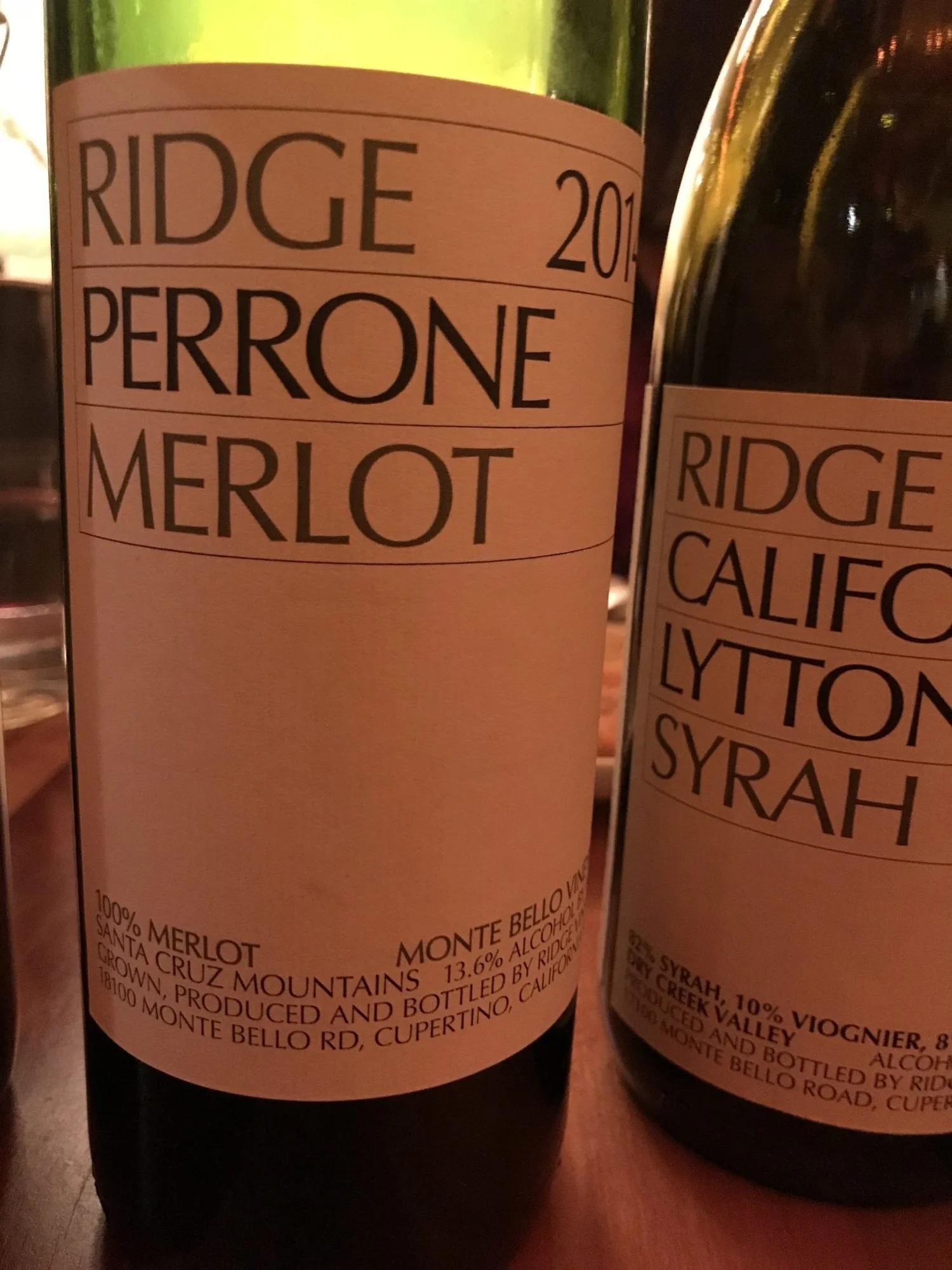 Ridge Vineyards Wine Dinner!, photograph 7