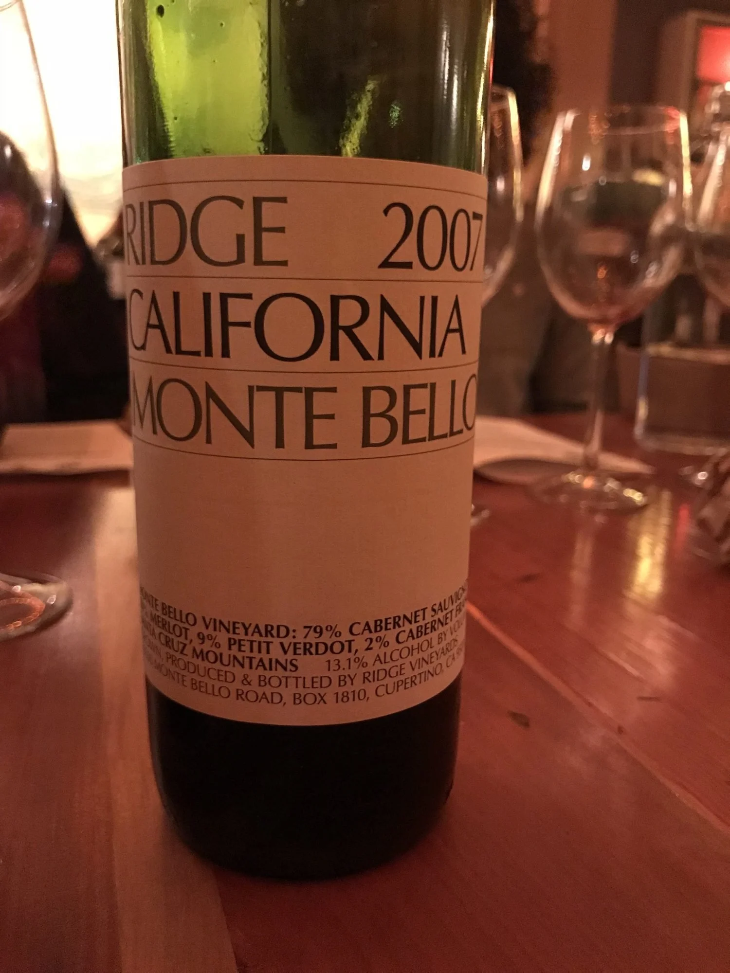 Ridge Vineyards Wine Dinner!, photograph 8