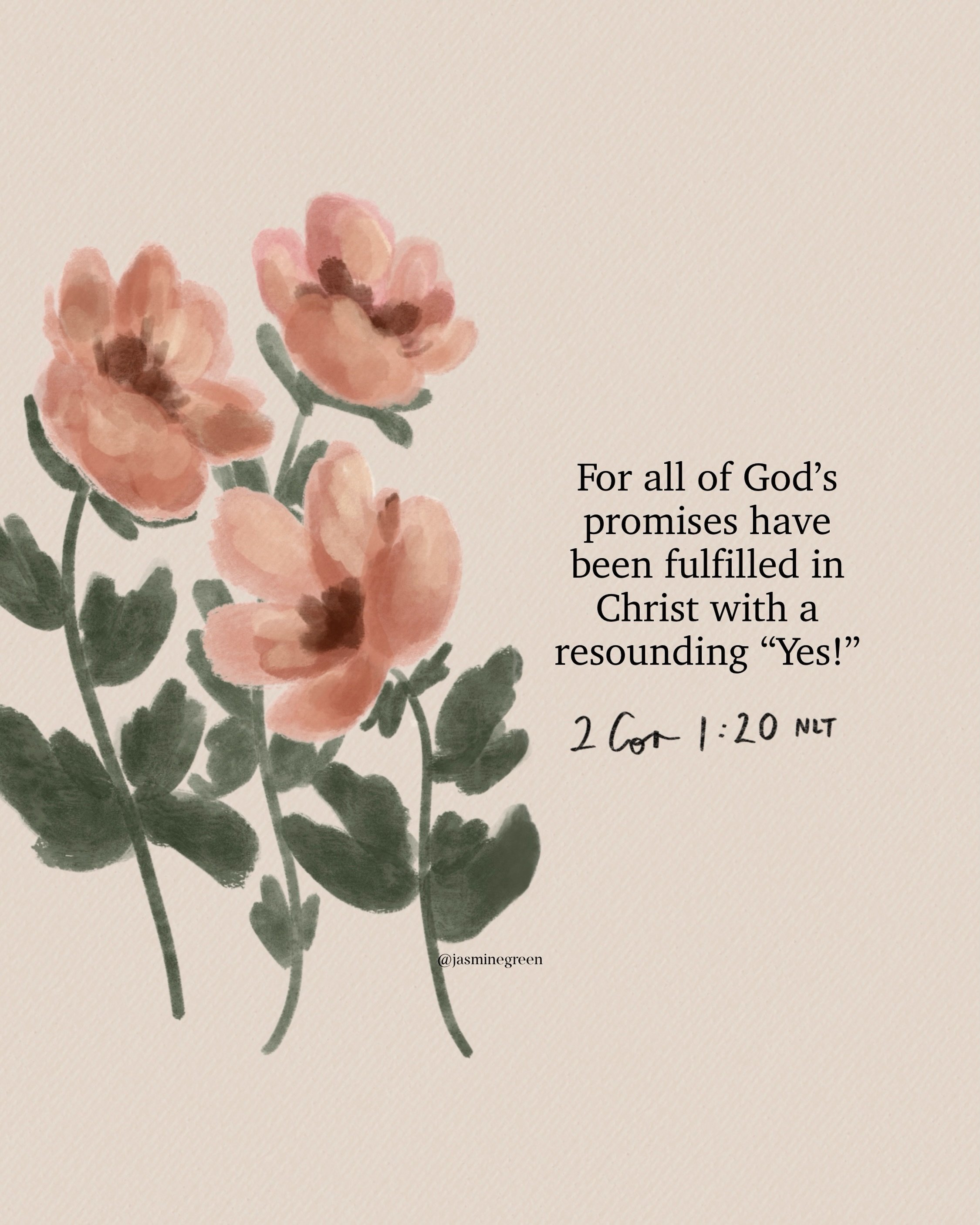 The Promise Keeper never gives up, never grows tired. 

Thank God for that!! 

Every word He has declared is as good as done, through Jesus&mdash;every promise made has been fulfilled by the Living God who has eternity set before Him and is not bound