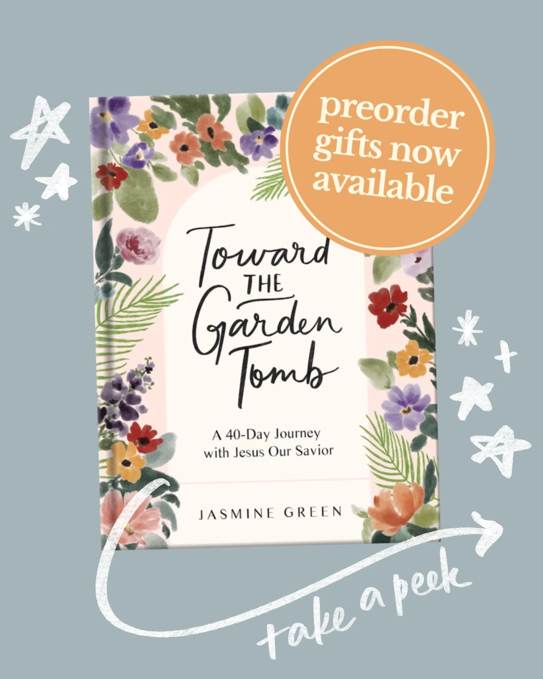Toward The Garden Tomb is available for PREORDER! And there are gifts!! 🎁 

I&rsquo;m so excited to announce my new Lenten Devotional&mdash;Toward The Garden Tomb&mdash;is available to preorder at all good bookstores and online retailers. 

And whil