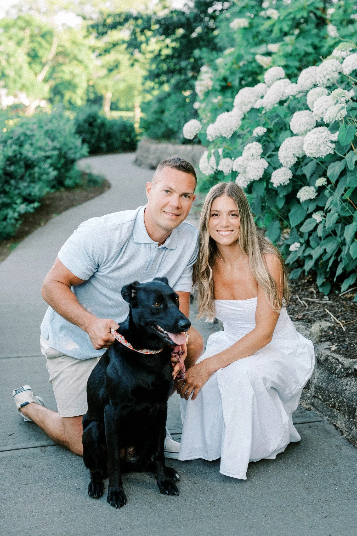 Lea and Tyler with Rosie, the inspiration behind Rosie’s Mobile Coffee in Baltimore