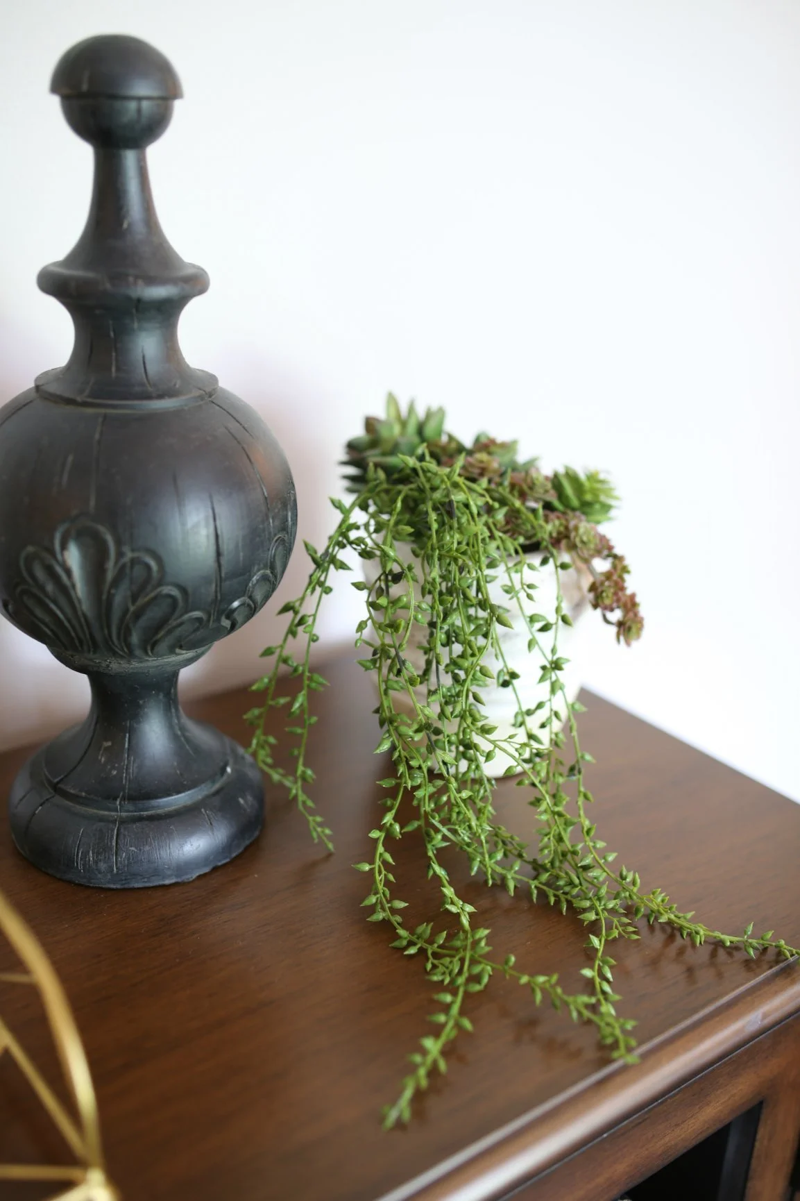 Plant and decor in Laura Long’s therapy office