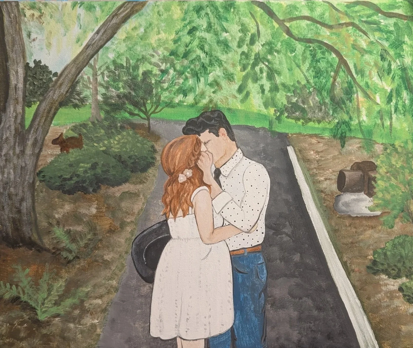 Live Wedding Painter near me