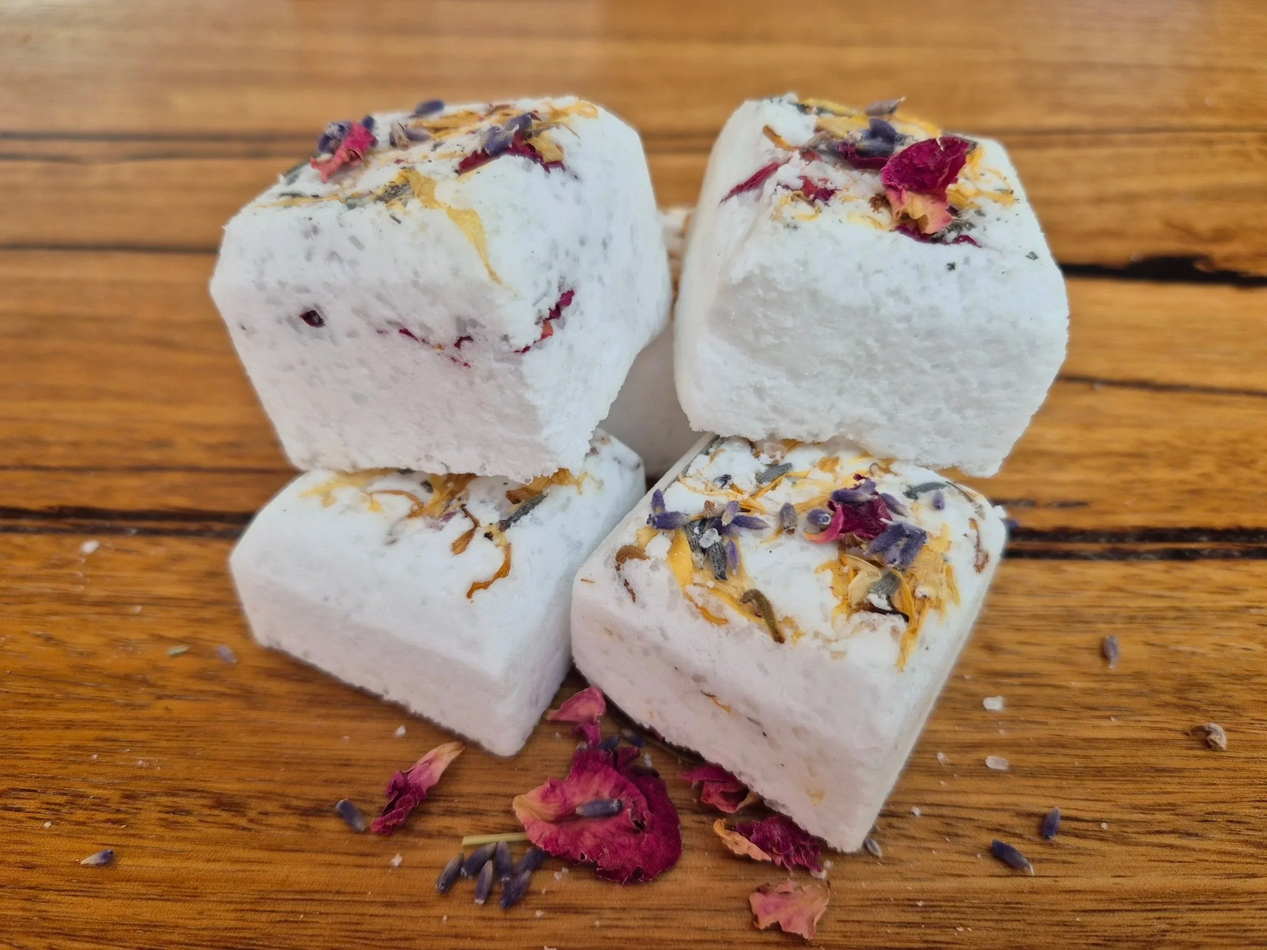 fizzy fun: botanical bath bombs