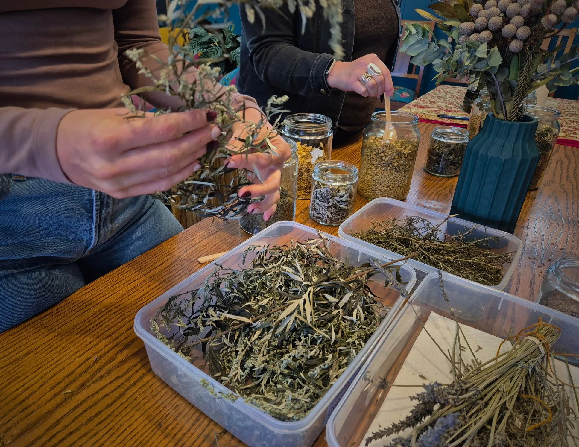 Herbal infused oils &amp; salves