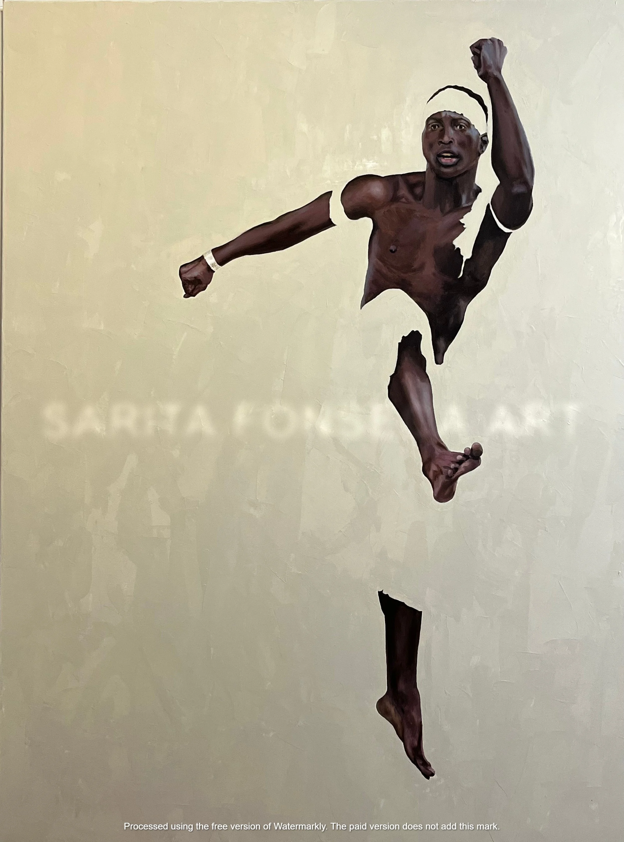 The Takeoff; 
Oil on Canvas; 
48" x 36"