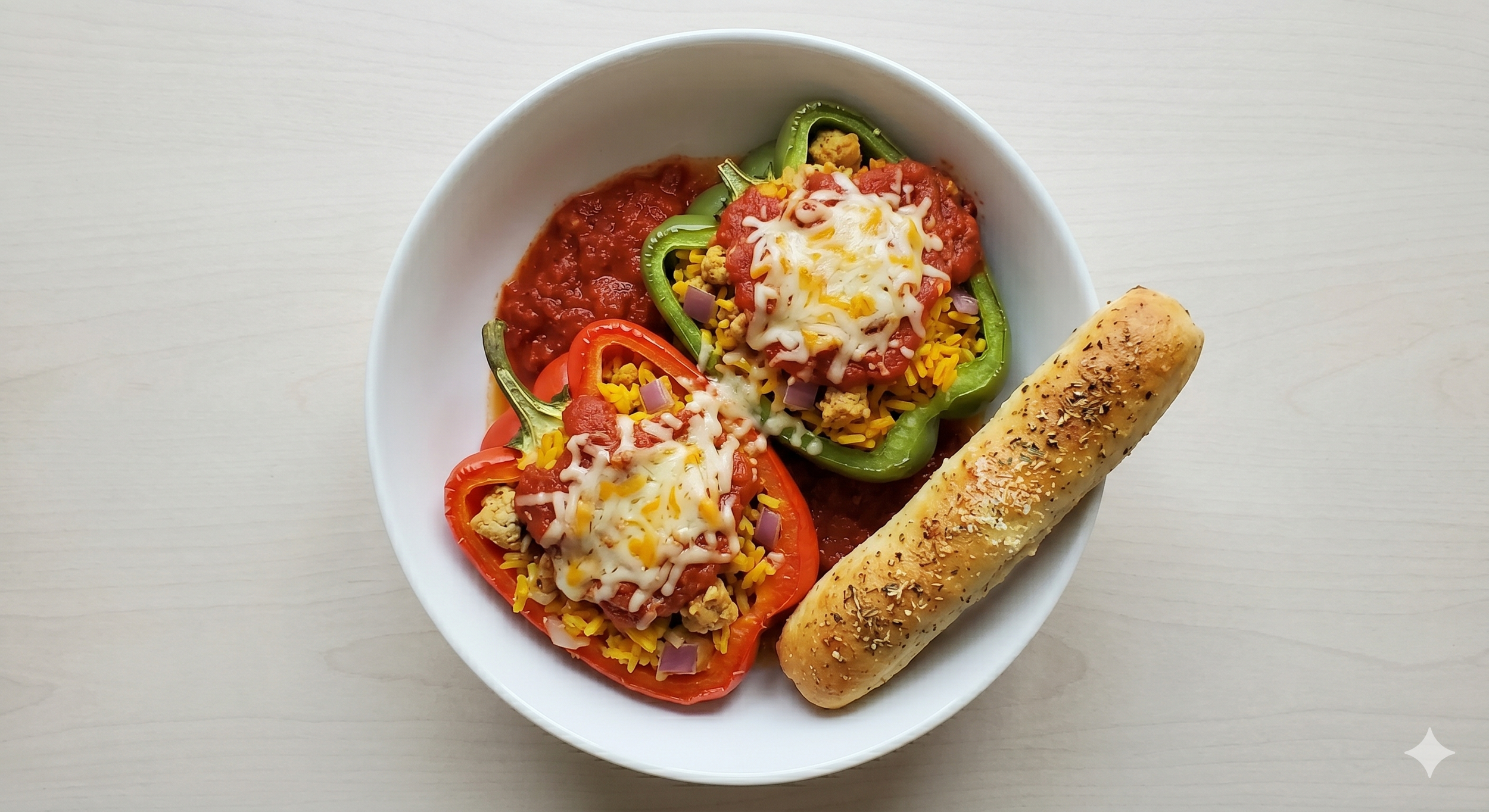 Santa’s Stuffed Peppers