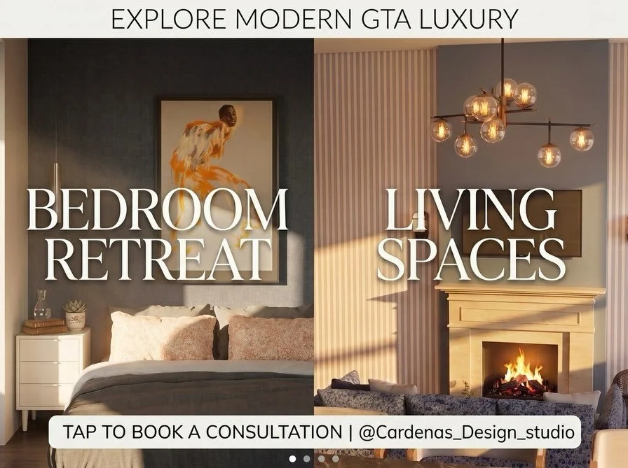 ✨ Transforming GTA Homes into Refined Sanctuaries ✨
From serene, moody bedroom retreats to warm, inviting living spaces designed around sleek fireplaces and statement lighting&mdash;every detail matters when creating a home you truly love coming back