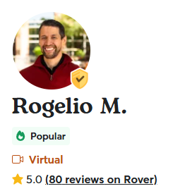 Profile picture of Rogelio M., smiling man with dark hair and beard, wearing a red jacket, outdoors.