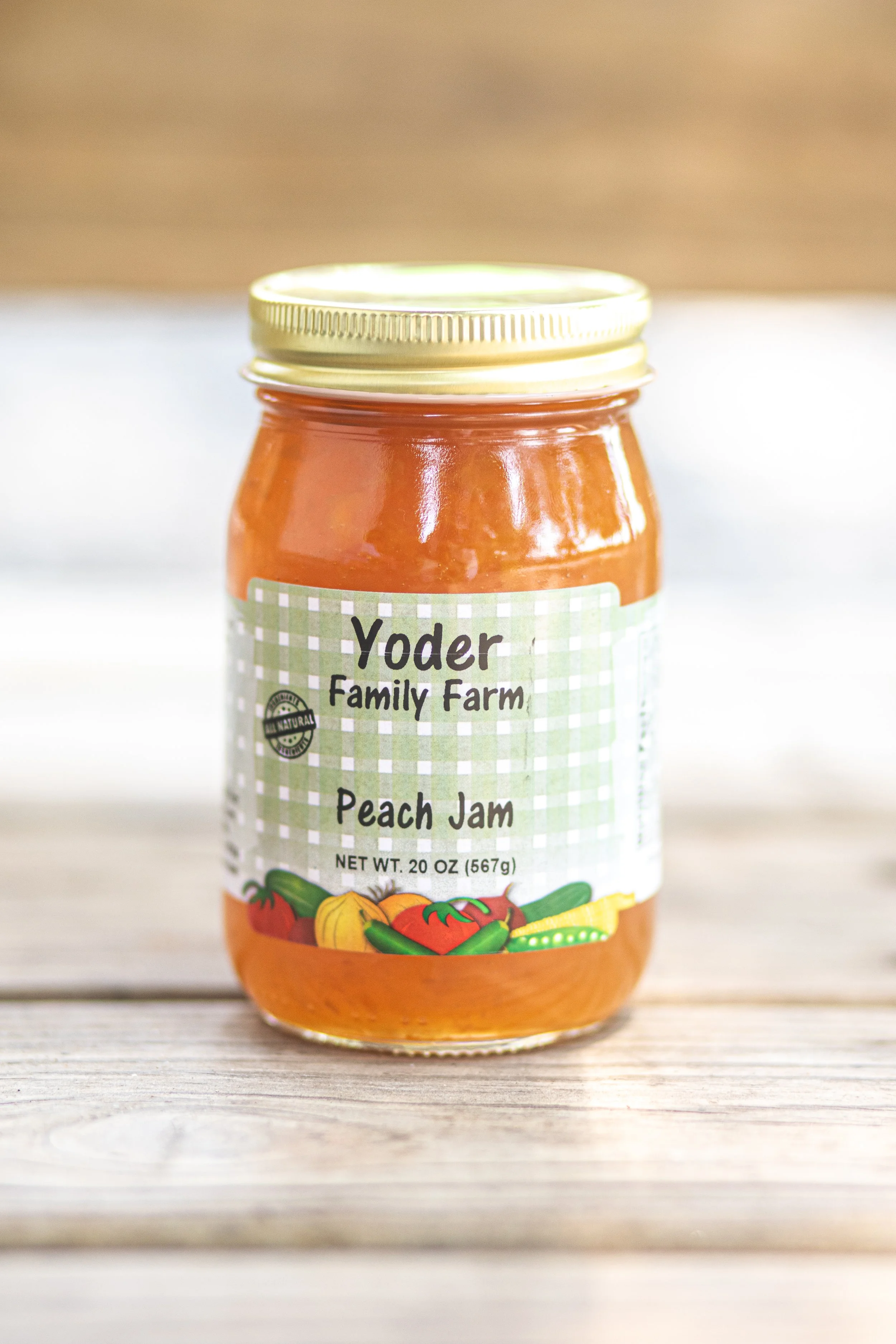 Georgia Peach Jam (20 oz)