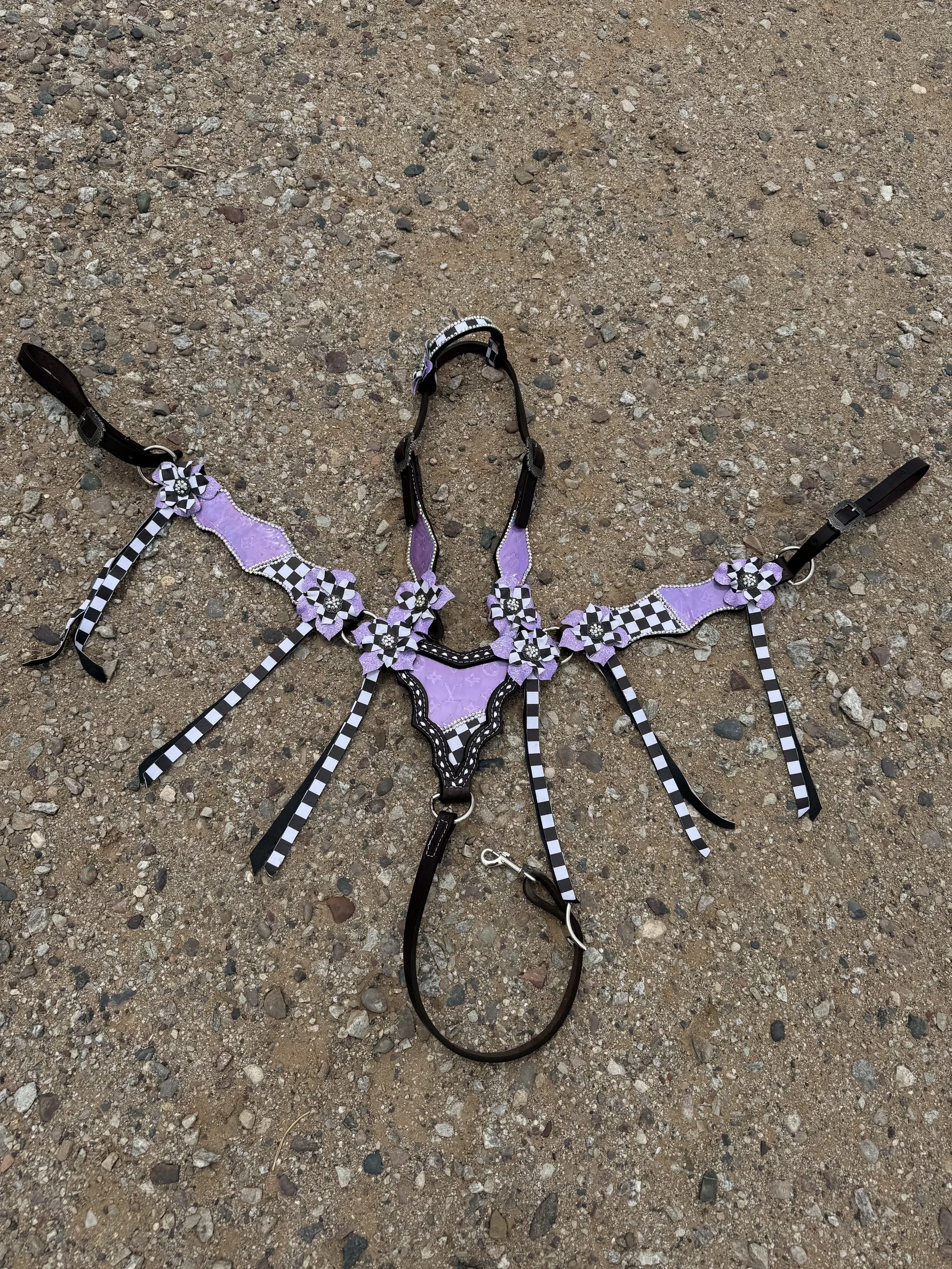 Designer Checkered Tack Set