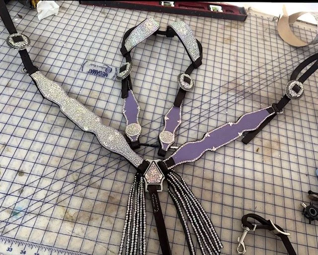 Designer Half Bling Tack Set