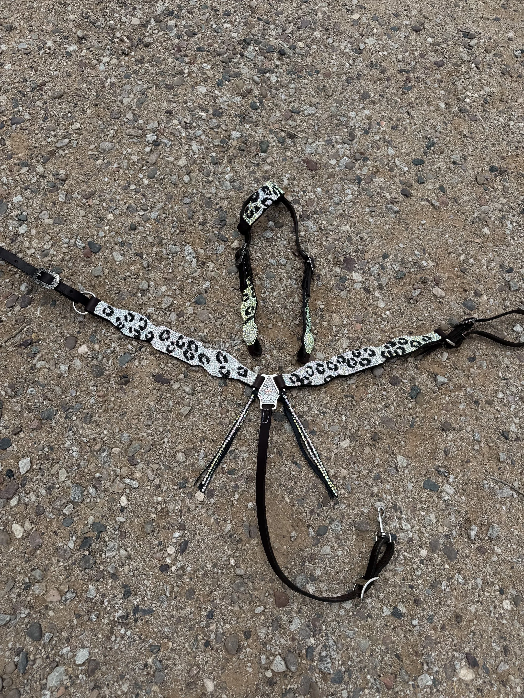 Cheetah Bling Tack Set