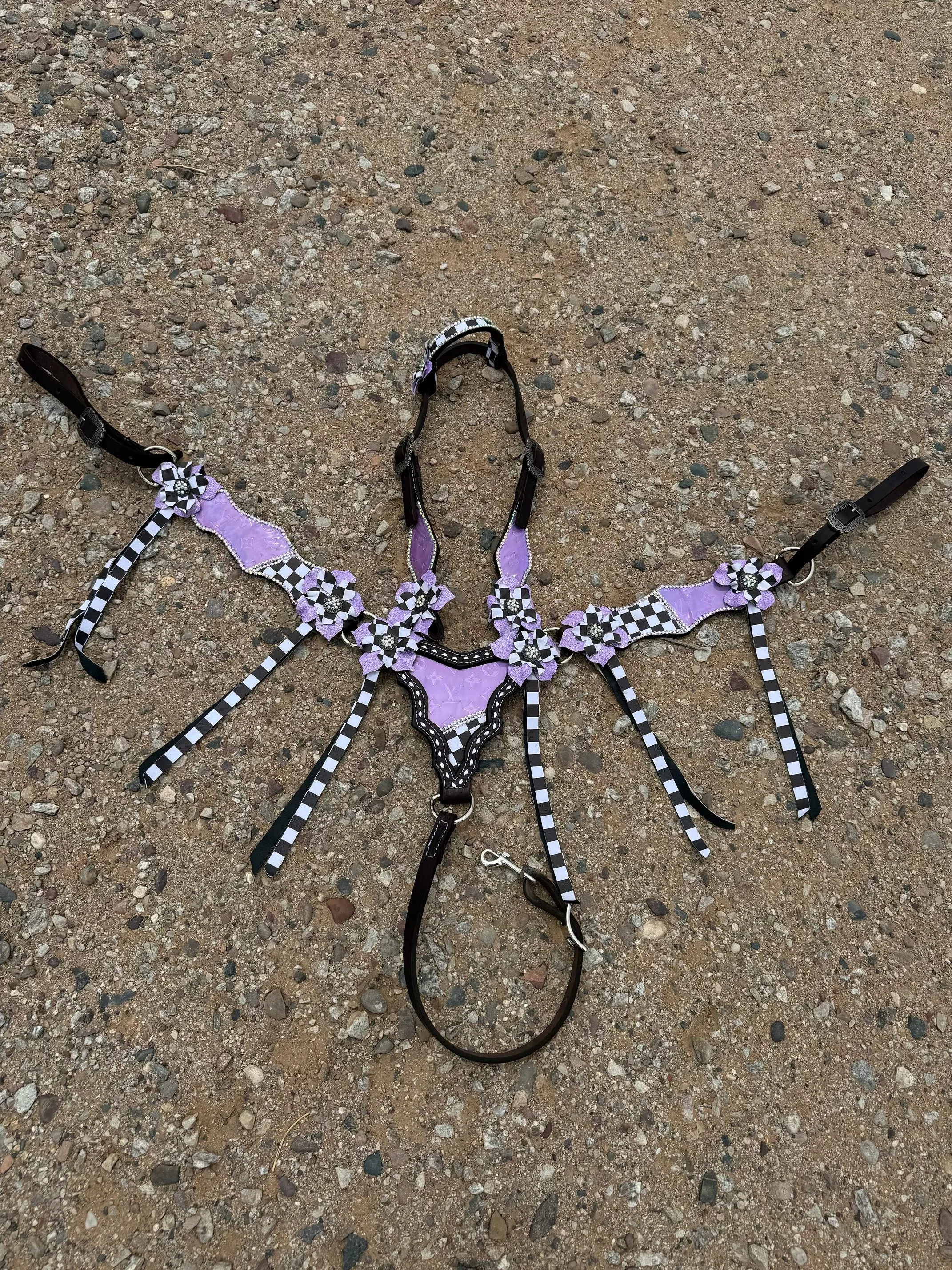 Checkered Tack Set