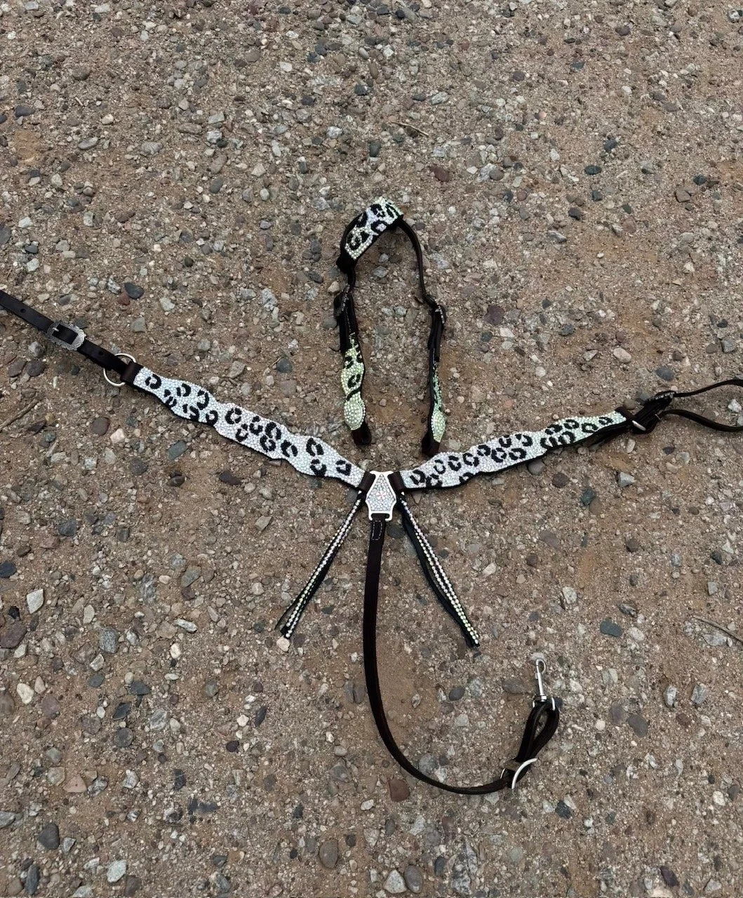 Cheetah Bling Tack Set