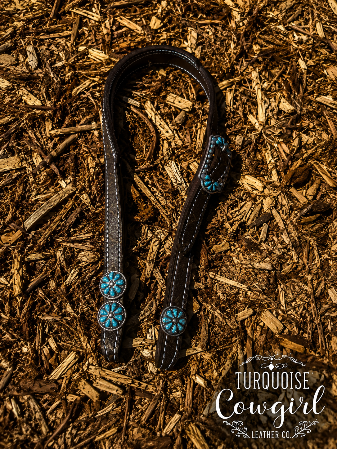 Designer split ear headstall.