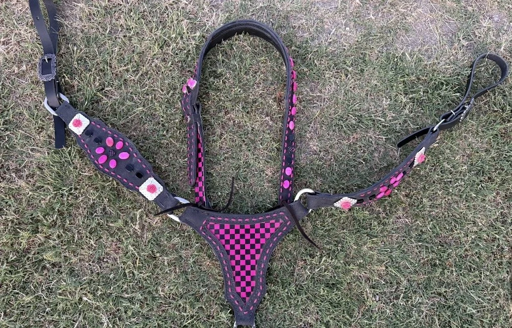Checkered Stone Tack Set