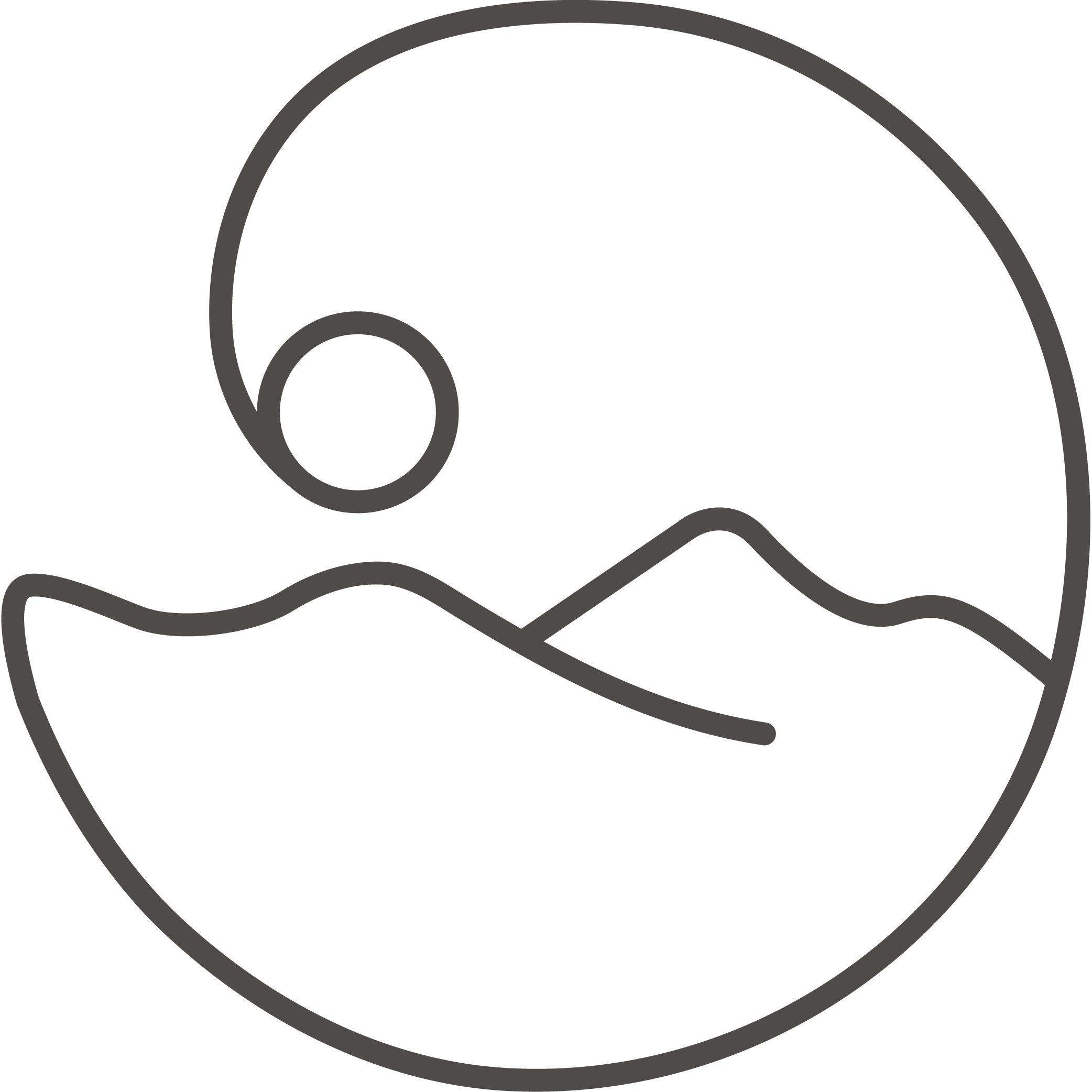 Airmid Wellness Mountain Logomark