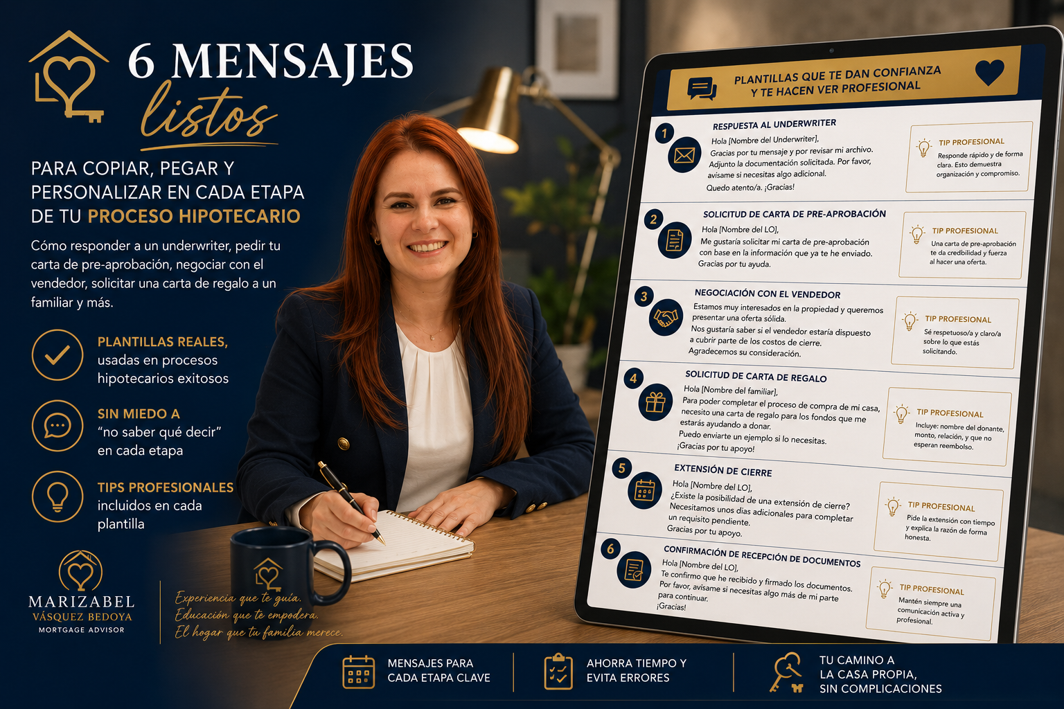 Kit de Plantillas de Comunicación con tu Prestamista