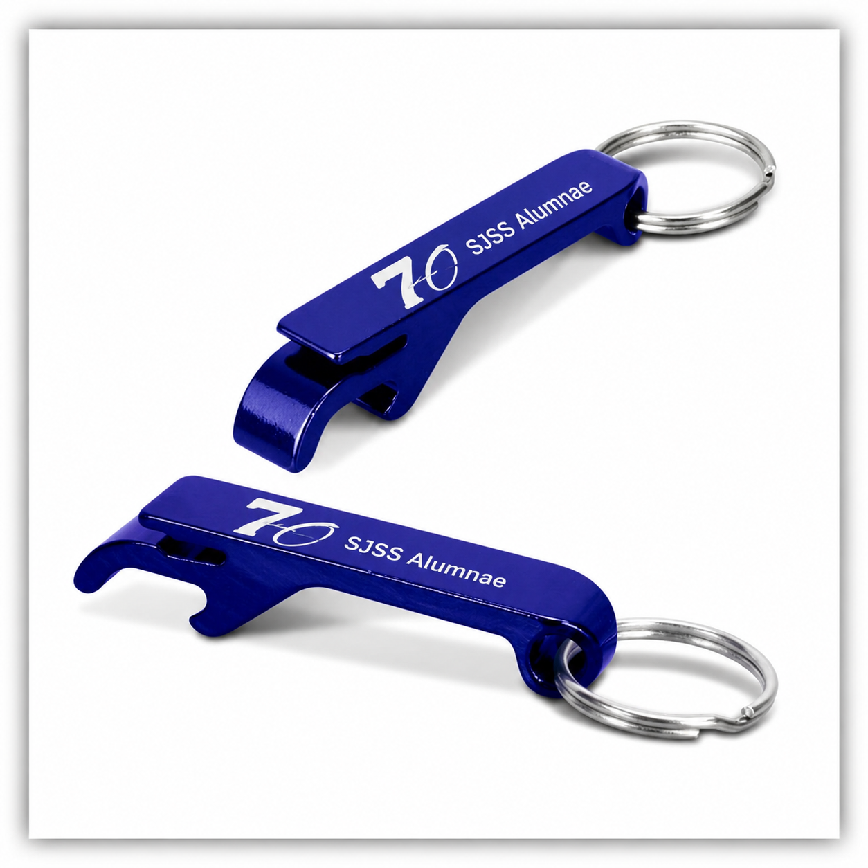 SJSS Platinum Jubilee Keyring Opener