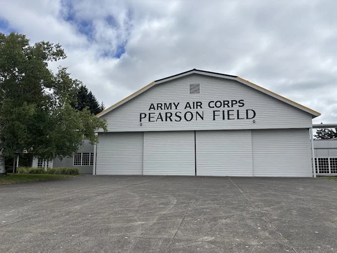 Historic hanger at Pearson Field in Vancouver, Washington, served by Vancouver and Portland Aircraft Detailing