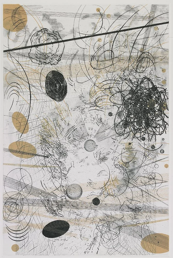  Abyss , 2009, etching, 18 in x 12 in