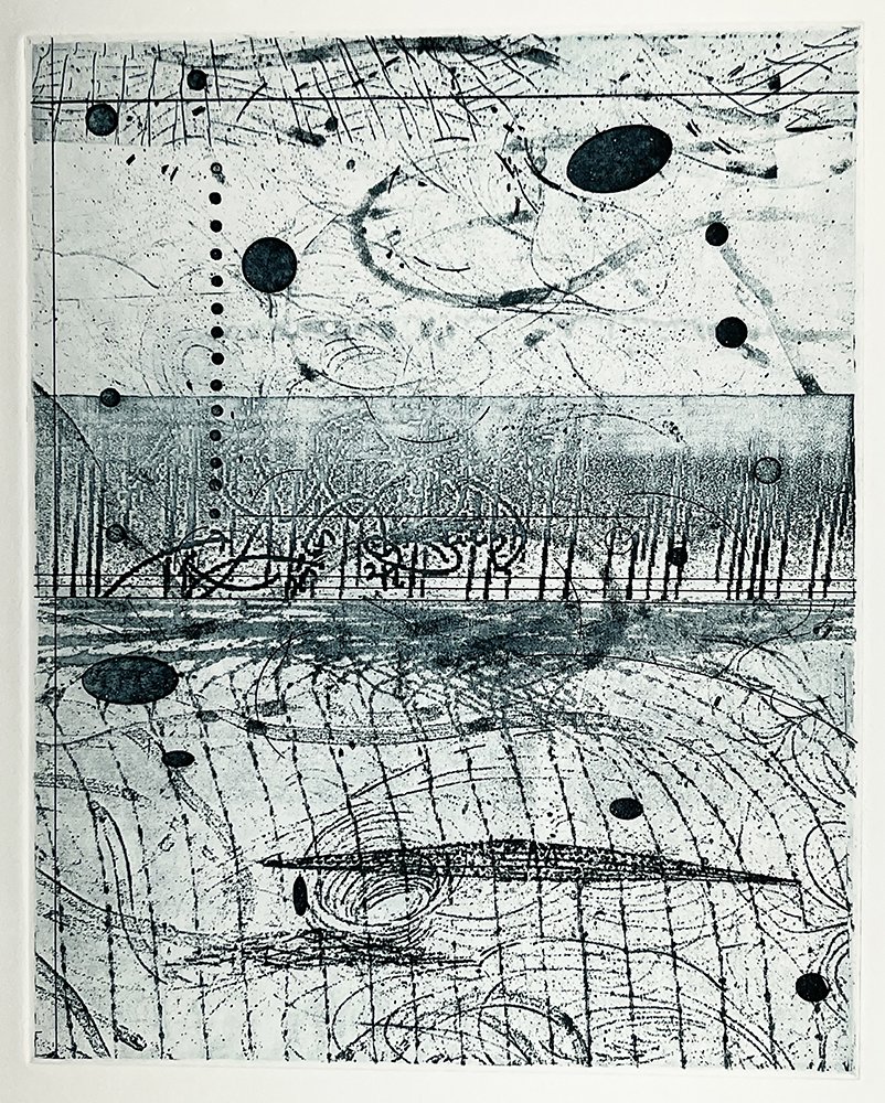  Landscape , 2022, etching, 10 in x 8 in