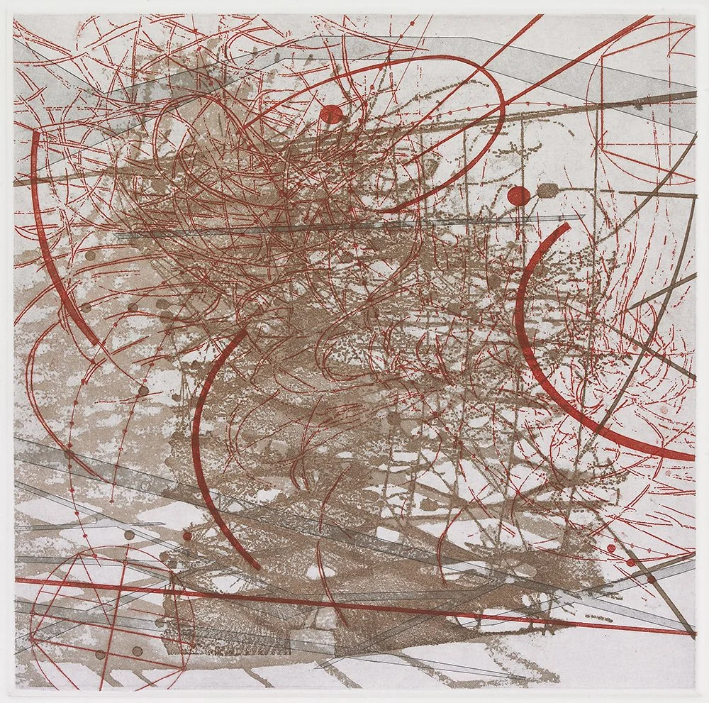  Sequence , 2009, etching, 12 in x 12 in
