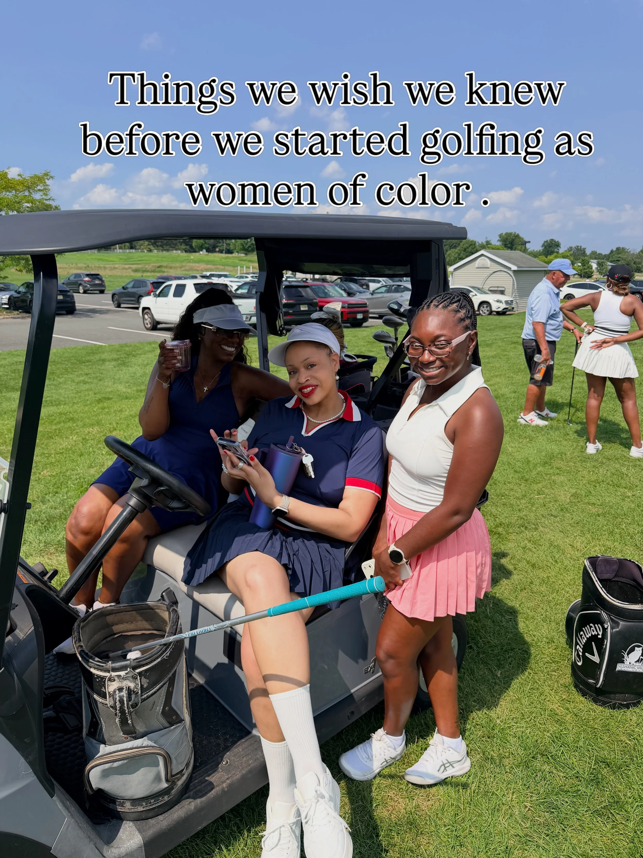 Reservations available for last golf course day in my bio . 
.
#fyp #njgirls #nj #blackgirlsgolf #girlsgolf