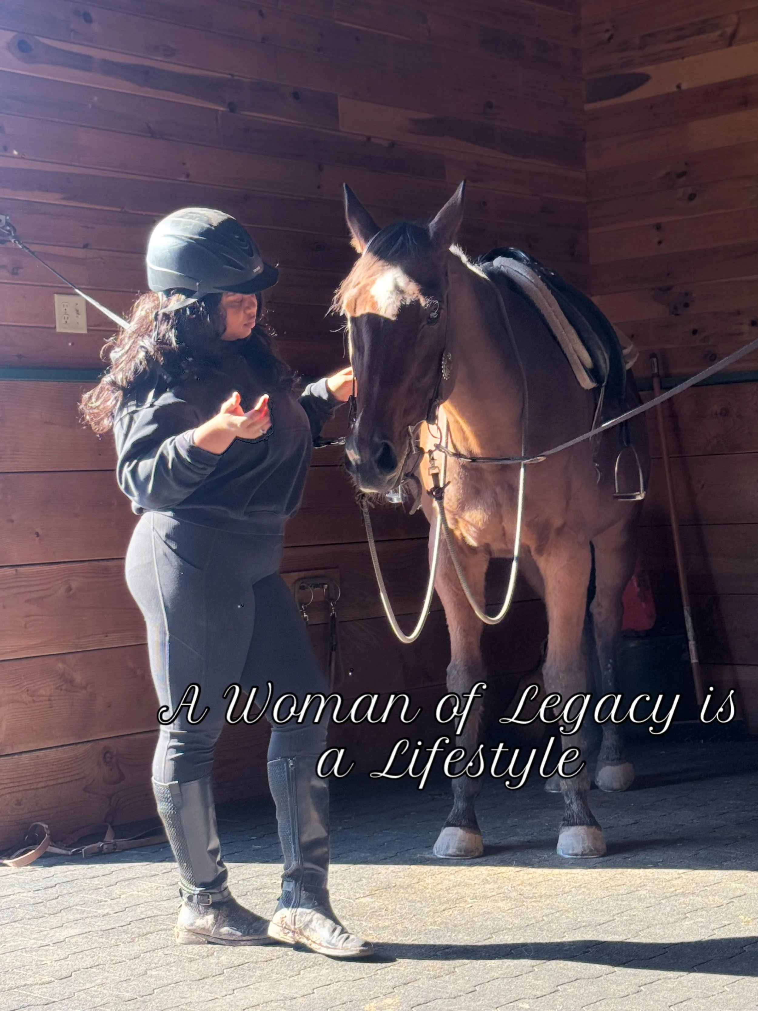 This is a lifestyle . 
.
#horsegirl #fyp #blackequestrian #horseriding #equestrainlife