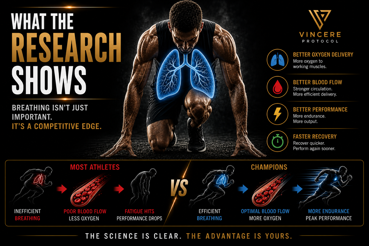 THE WORLD'S BEST AREN'T IGNORING BREATHING ANYMORE