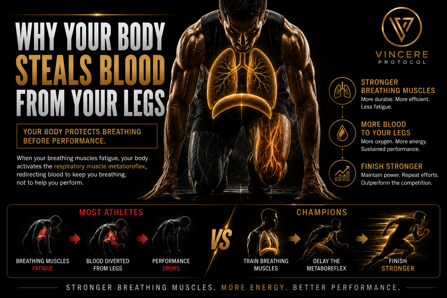 WHY YOUR BODY STEALS BLOOD FROM YOUR LEGS