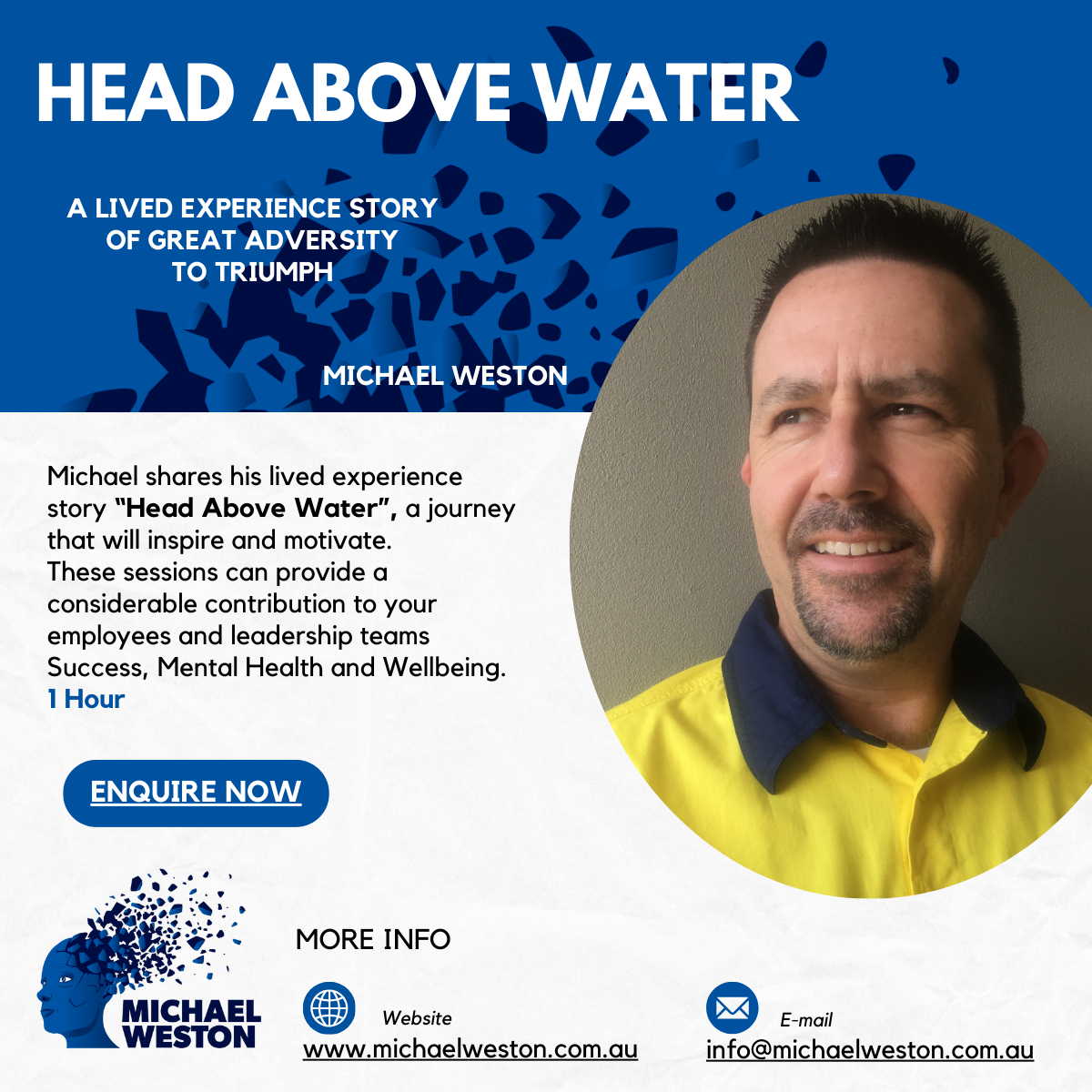 HEAD ABOVE WATER